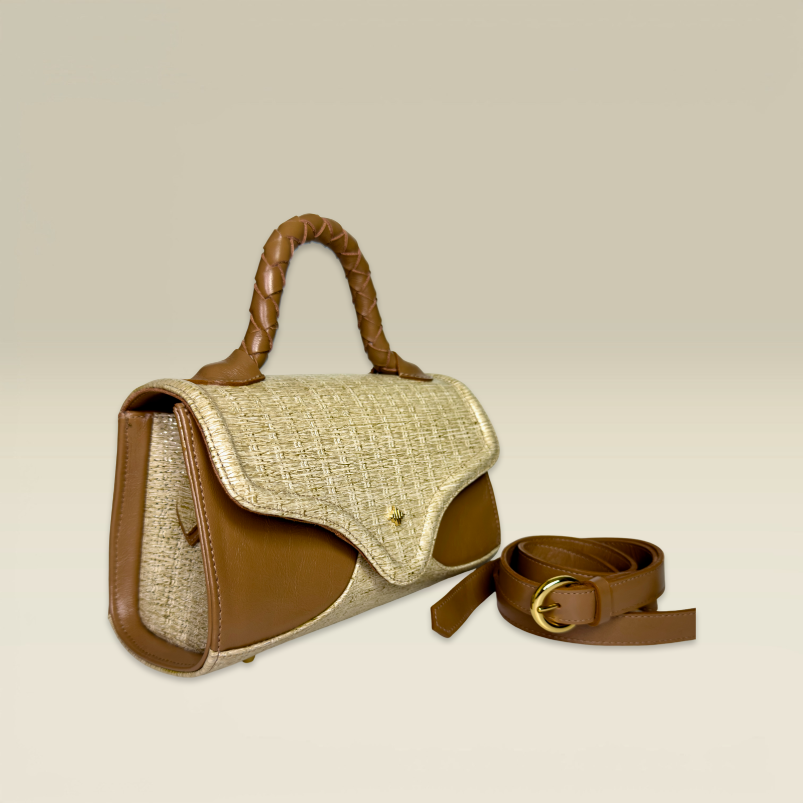 Bolsa Hera - Areia & Caramelo
