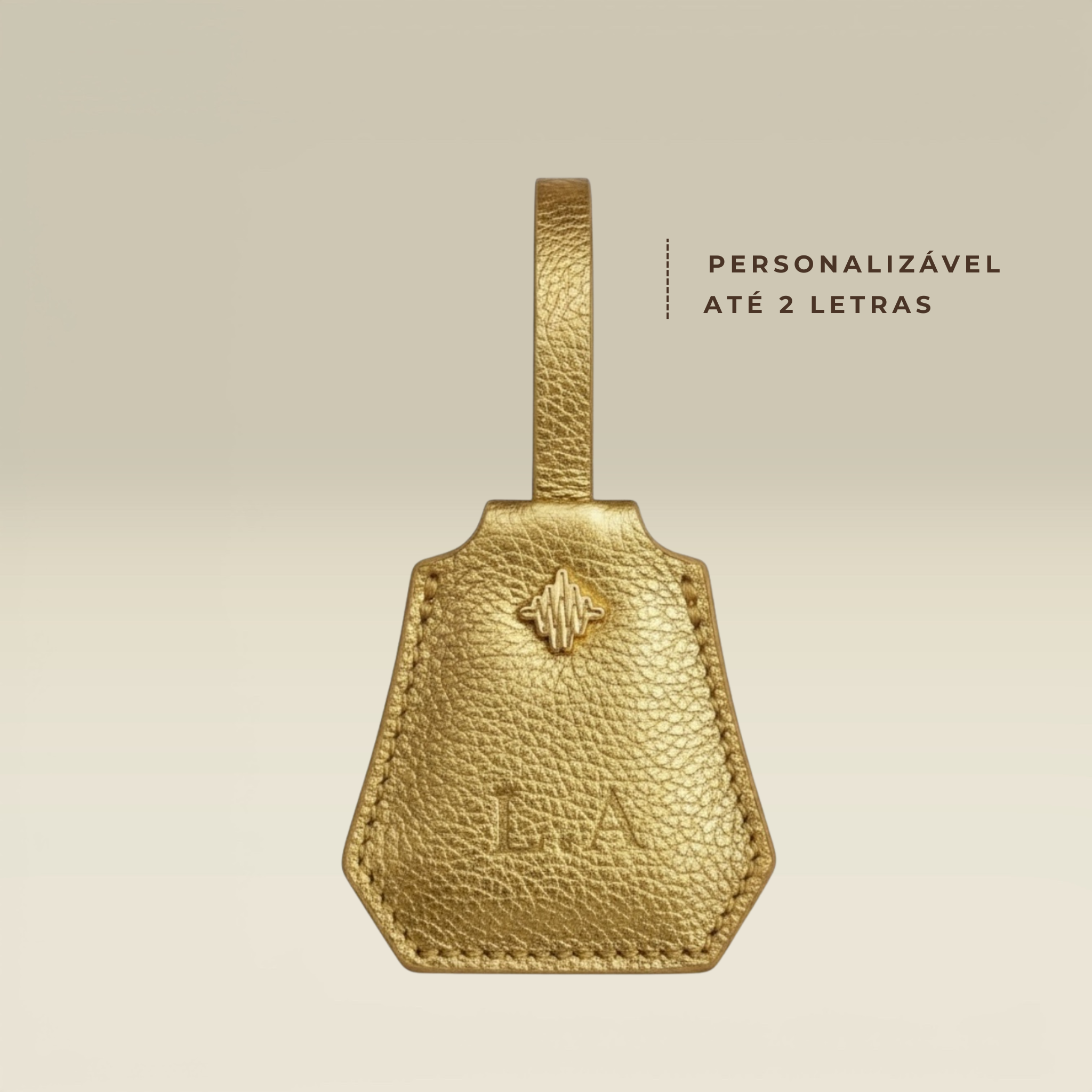 Tag Personalizável - Dourado