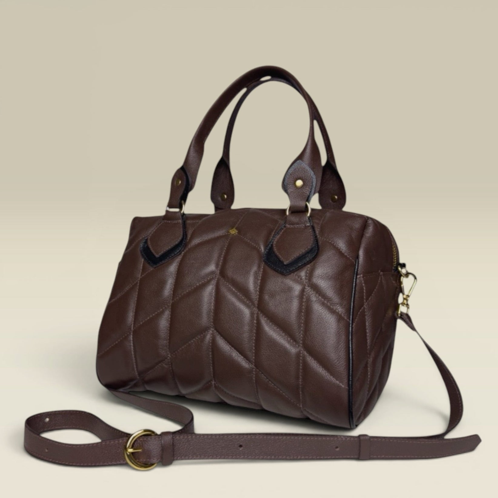 Bolsa Luana - Café & Preta