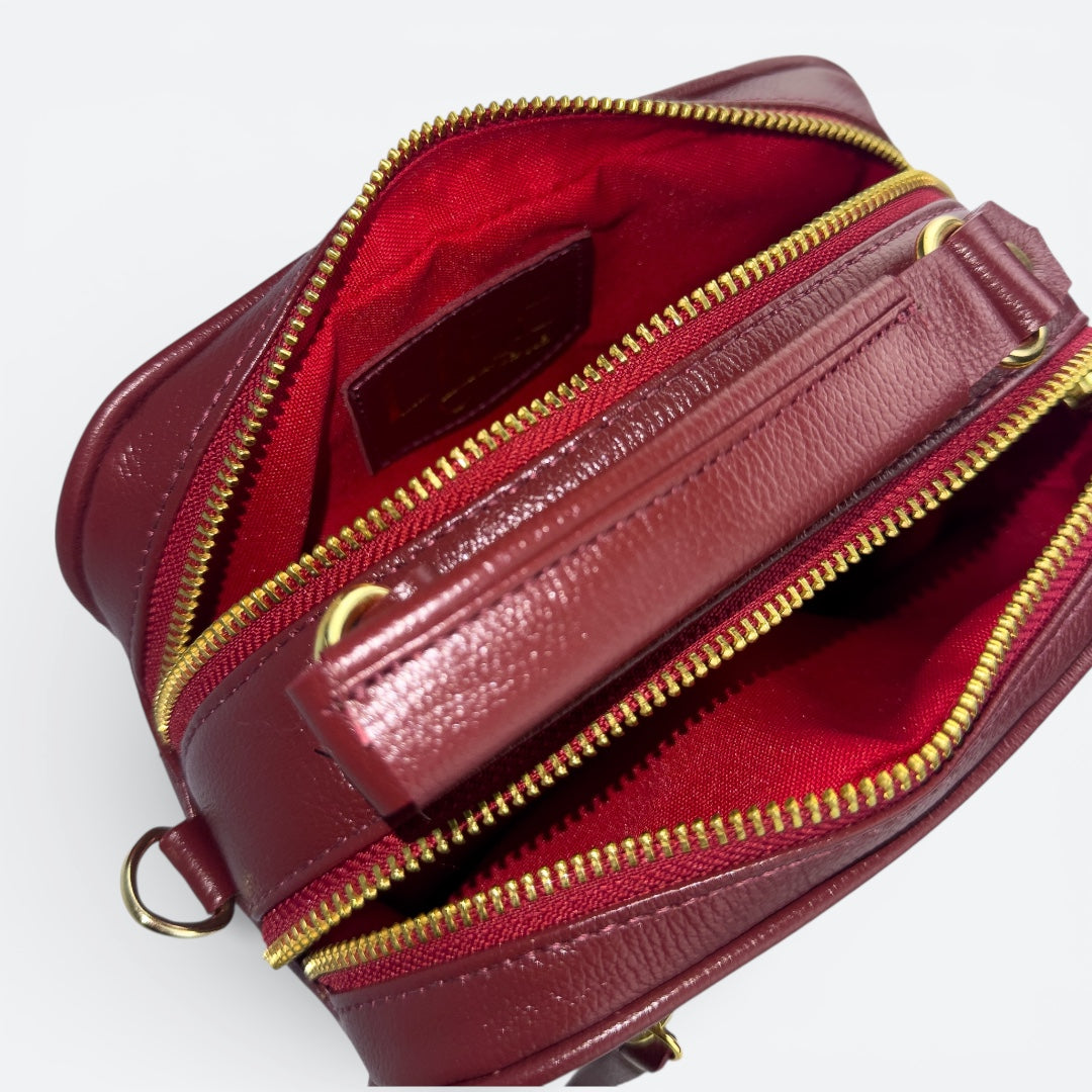 Bolsa Sara P - Vermelho Cereja