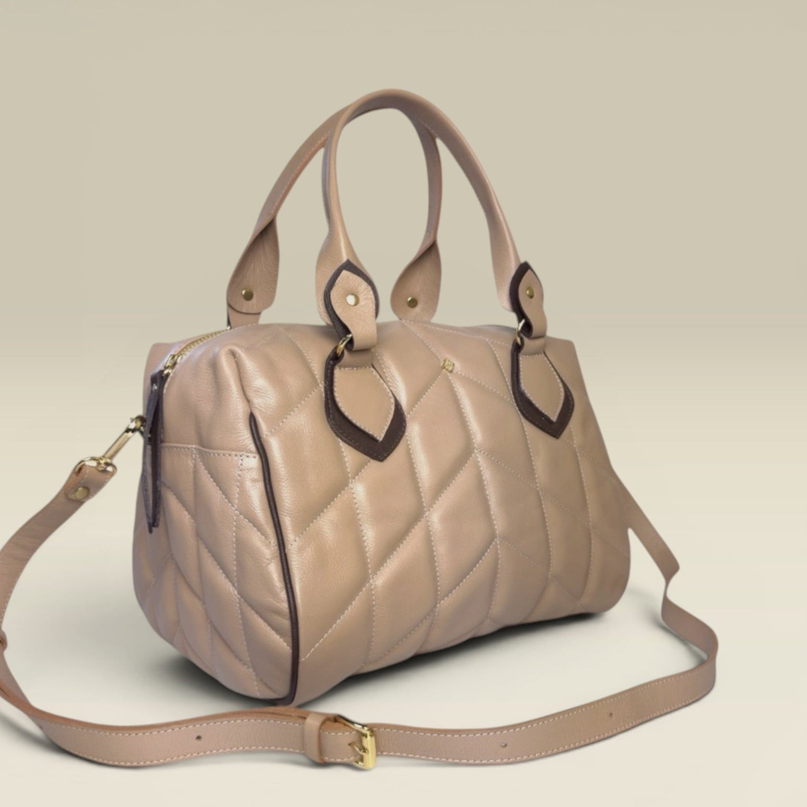 Bolsa Luana - Nude & Café