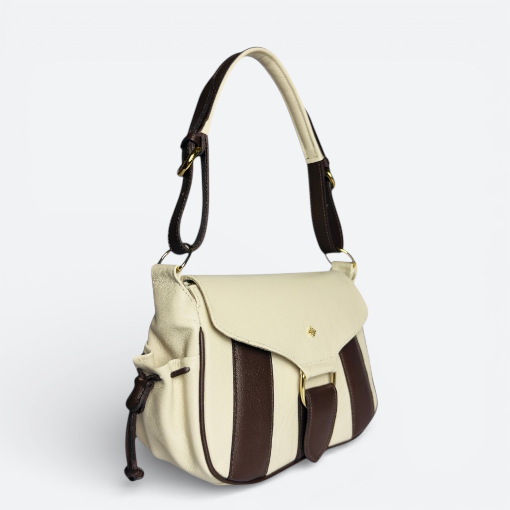 Bolsa Alice - Off White & Café
