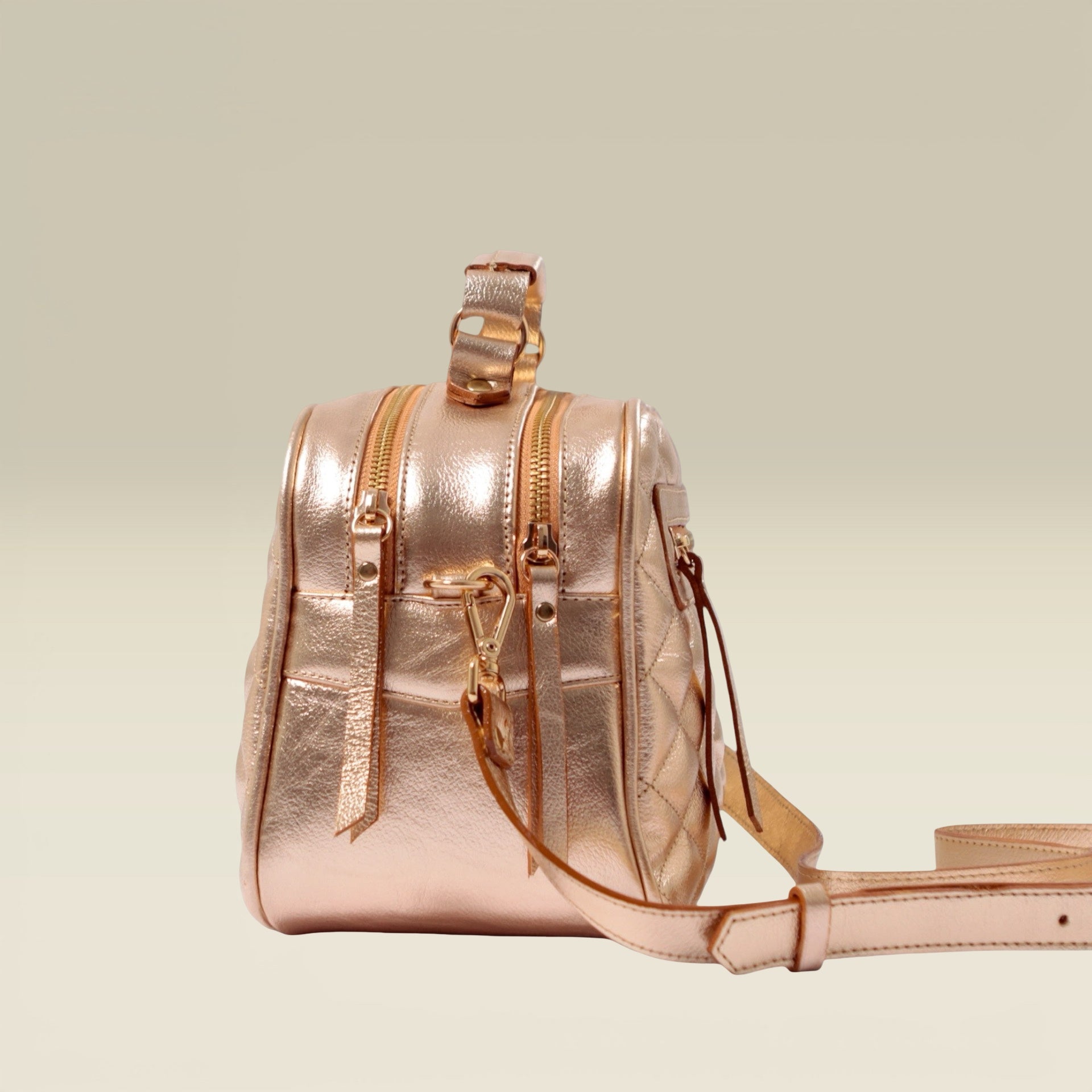 Bolsa Sara G - Dourada