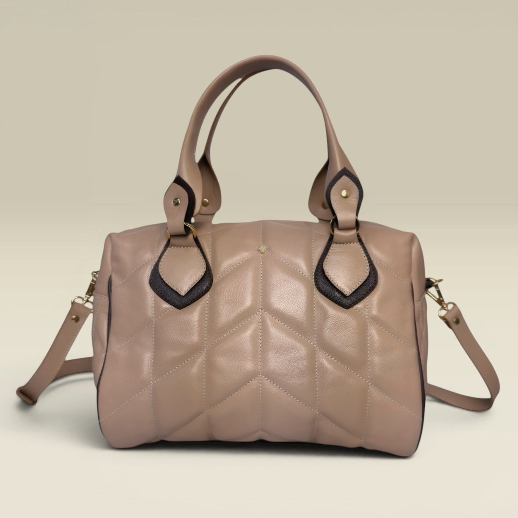 Bolsa Luana - Nude & Café