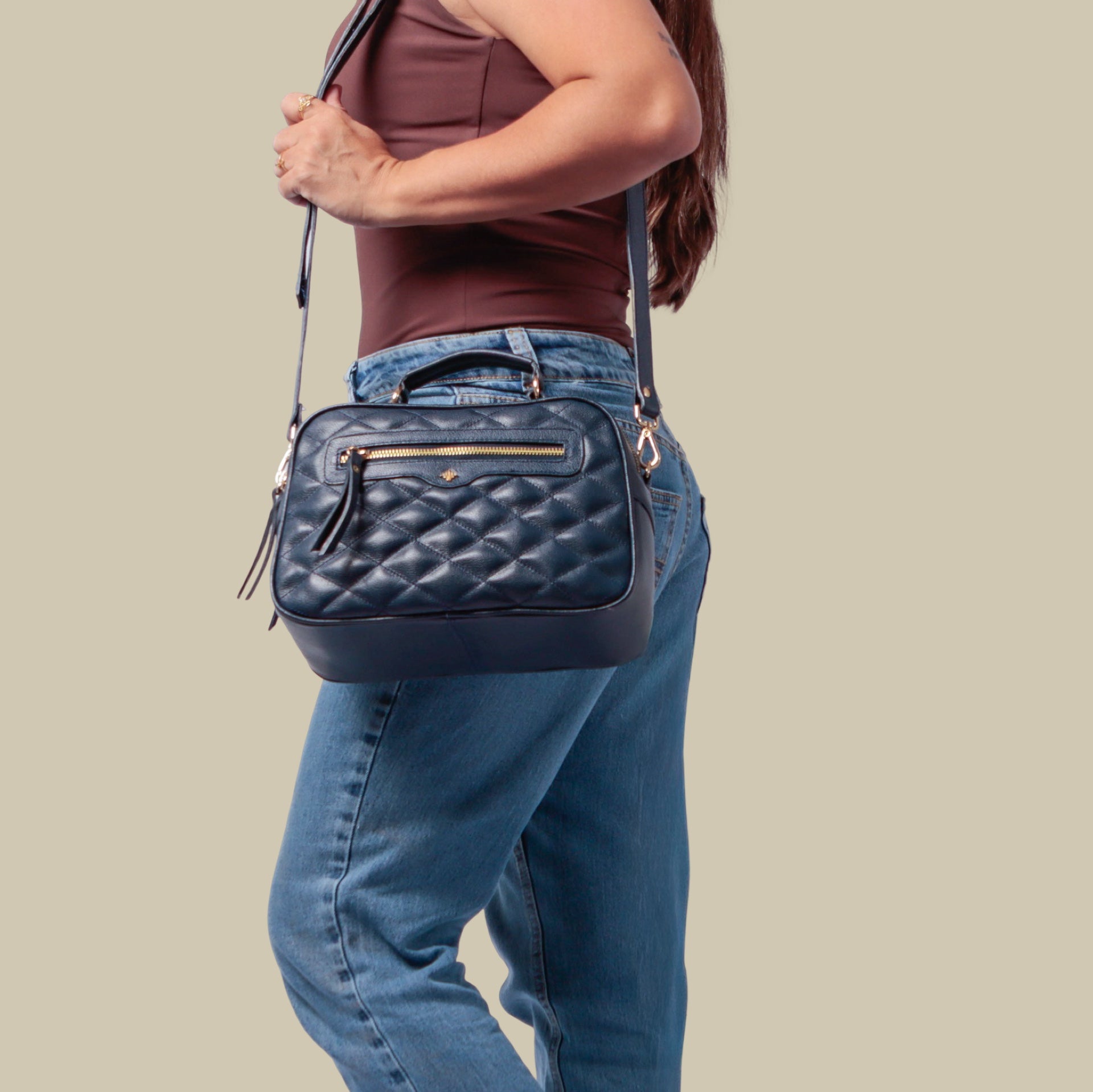 Bolsa Sara G - Azul Marinho