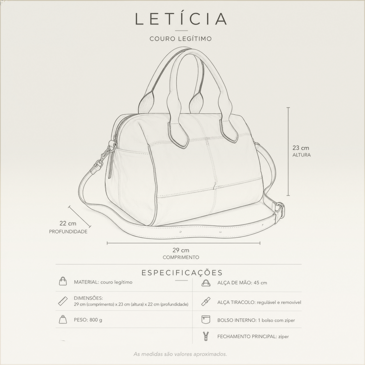 Bolsa Leticia - Vermelho Cereja