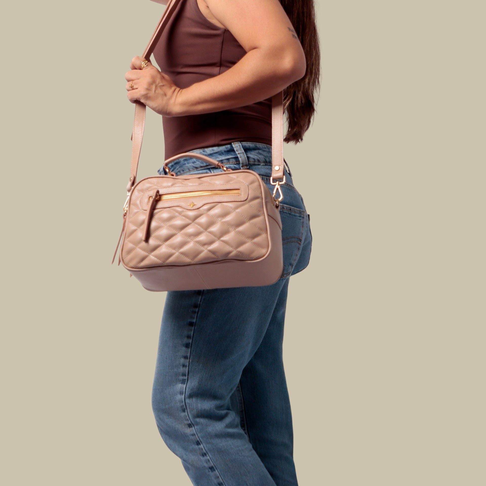 Bolsa Sara G -  Nude
