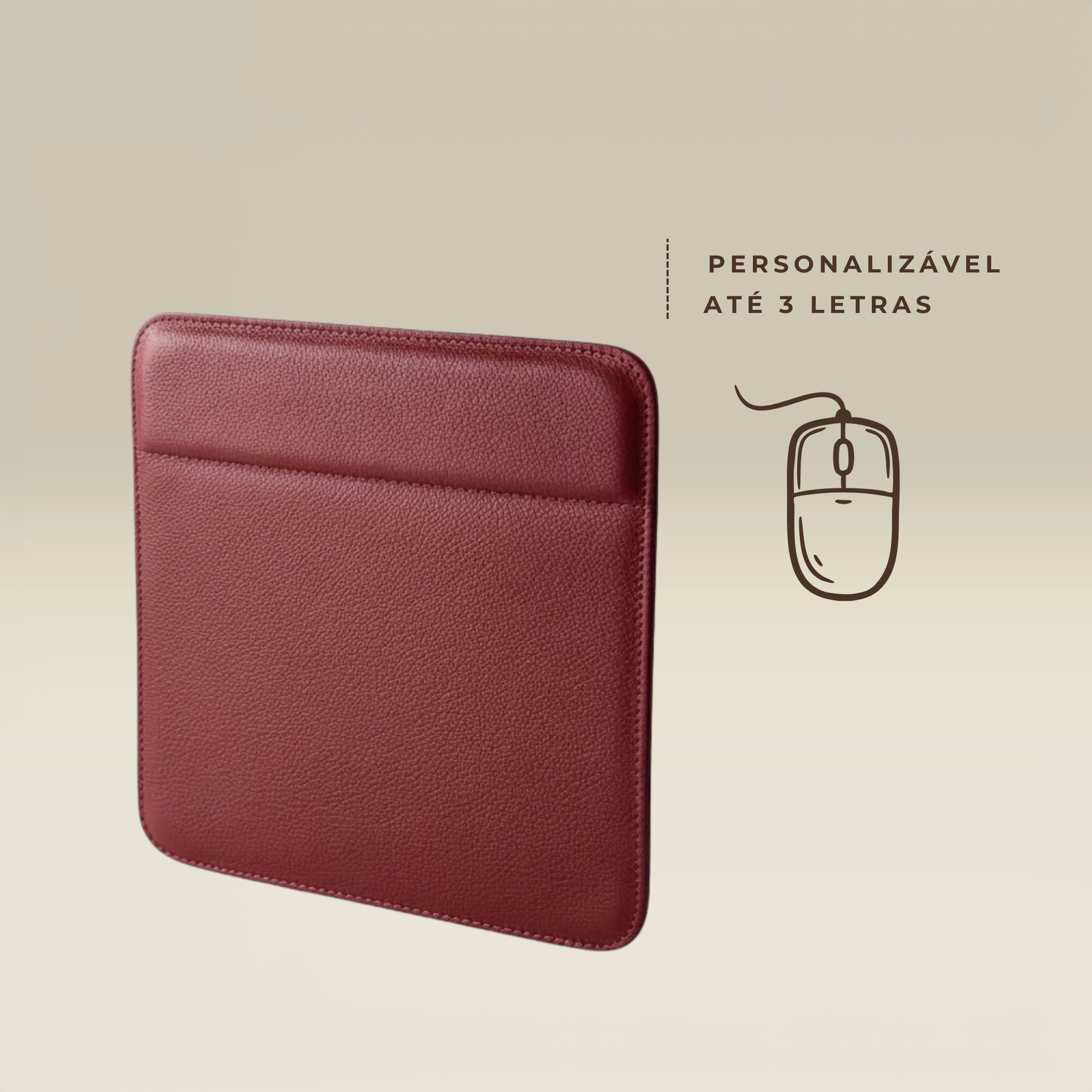 Mouse Pad - Vermelho Carmim