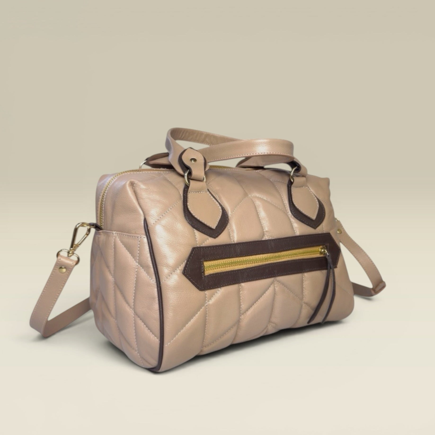 Bolsa Luana - Nude & Café