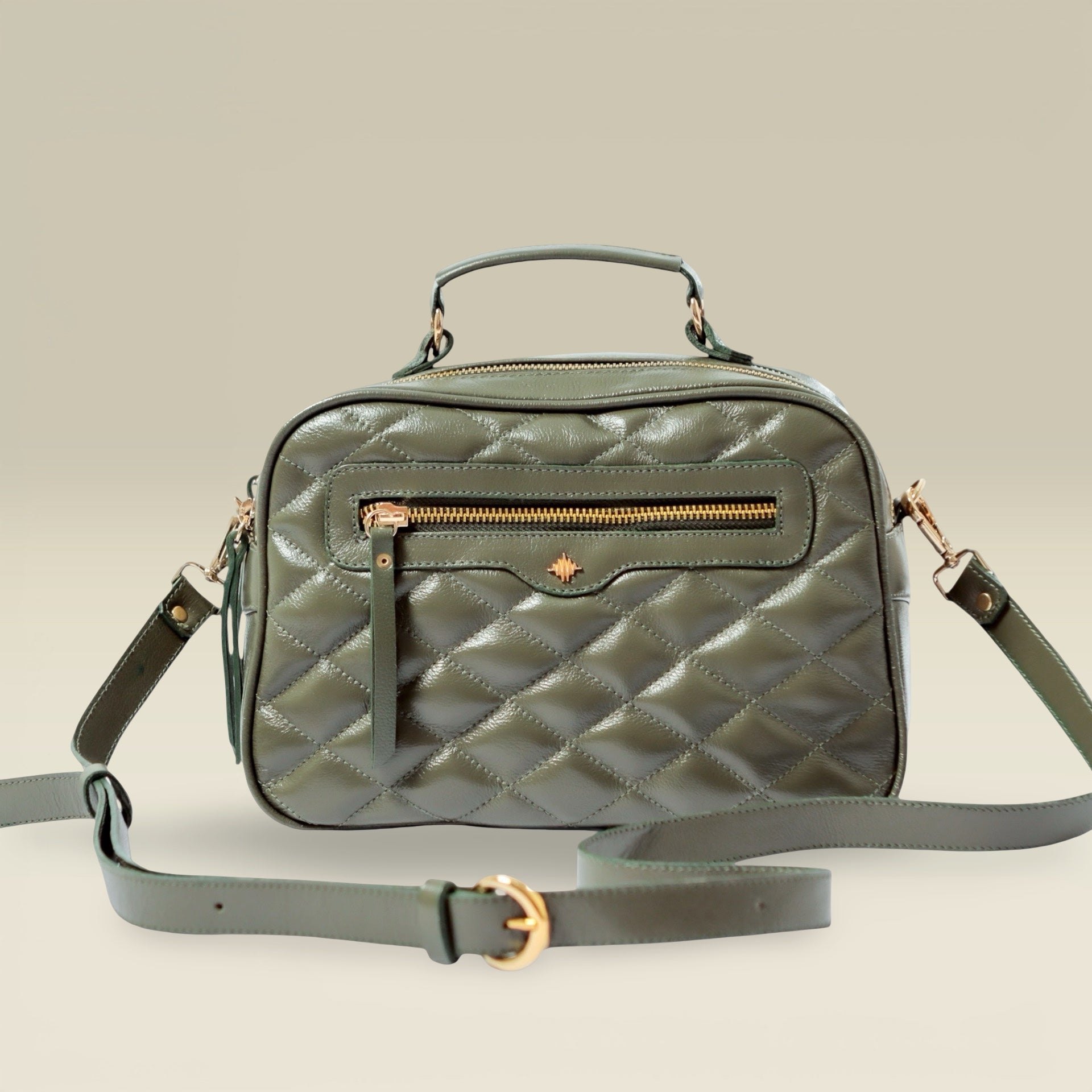 Bolsa Sara G -  Verde Militar