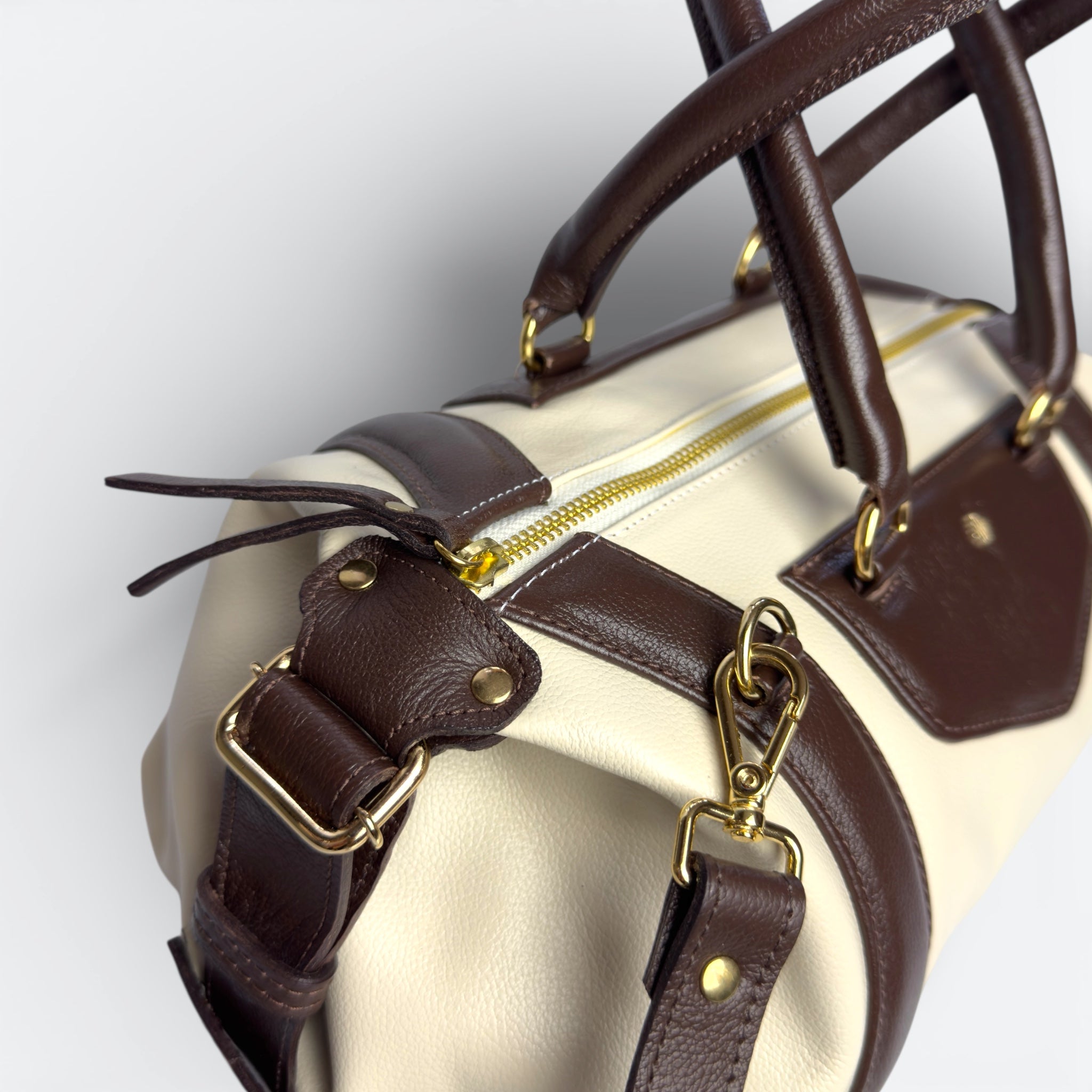 Bolsa Luiza- Off White & Café