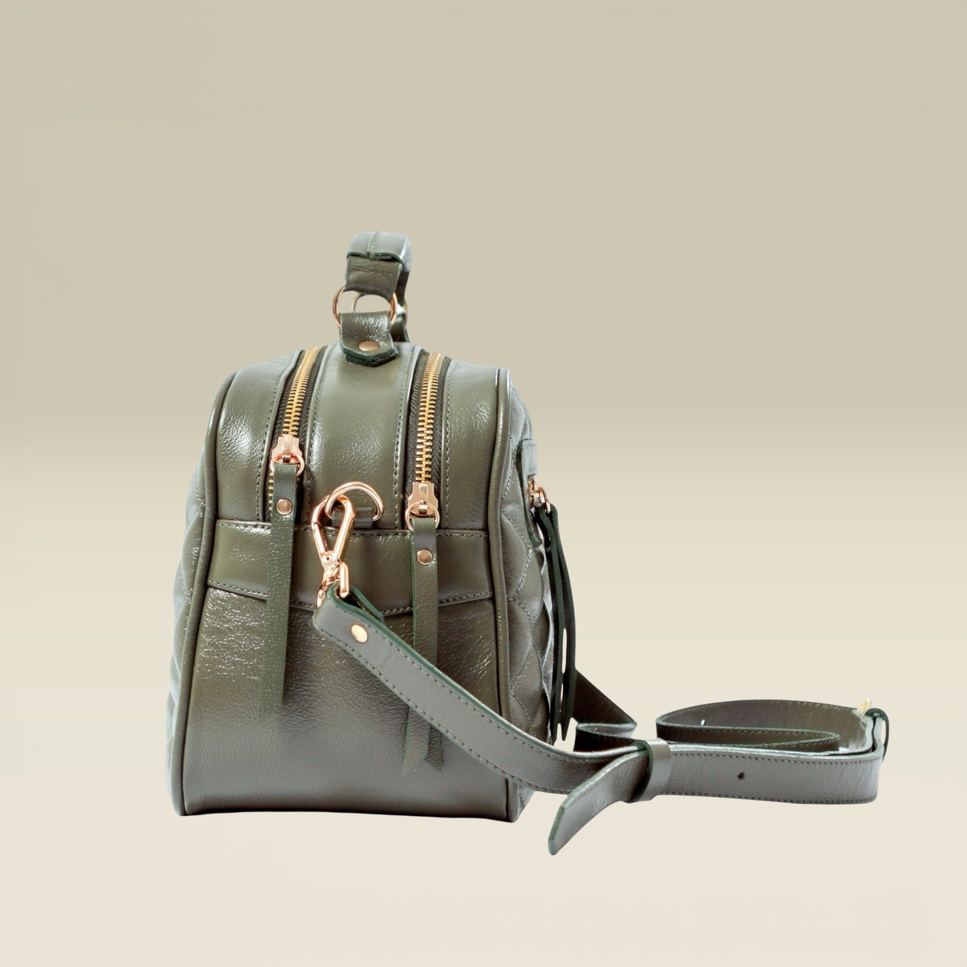 Bolsa Sara G -  Verde Militar