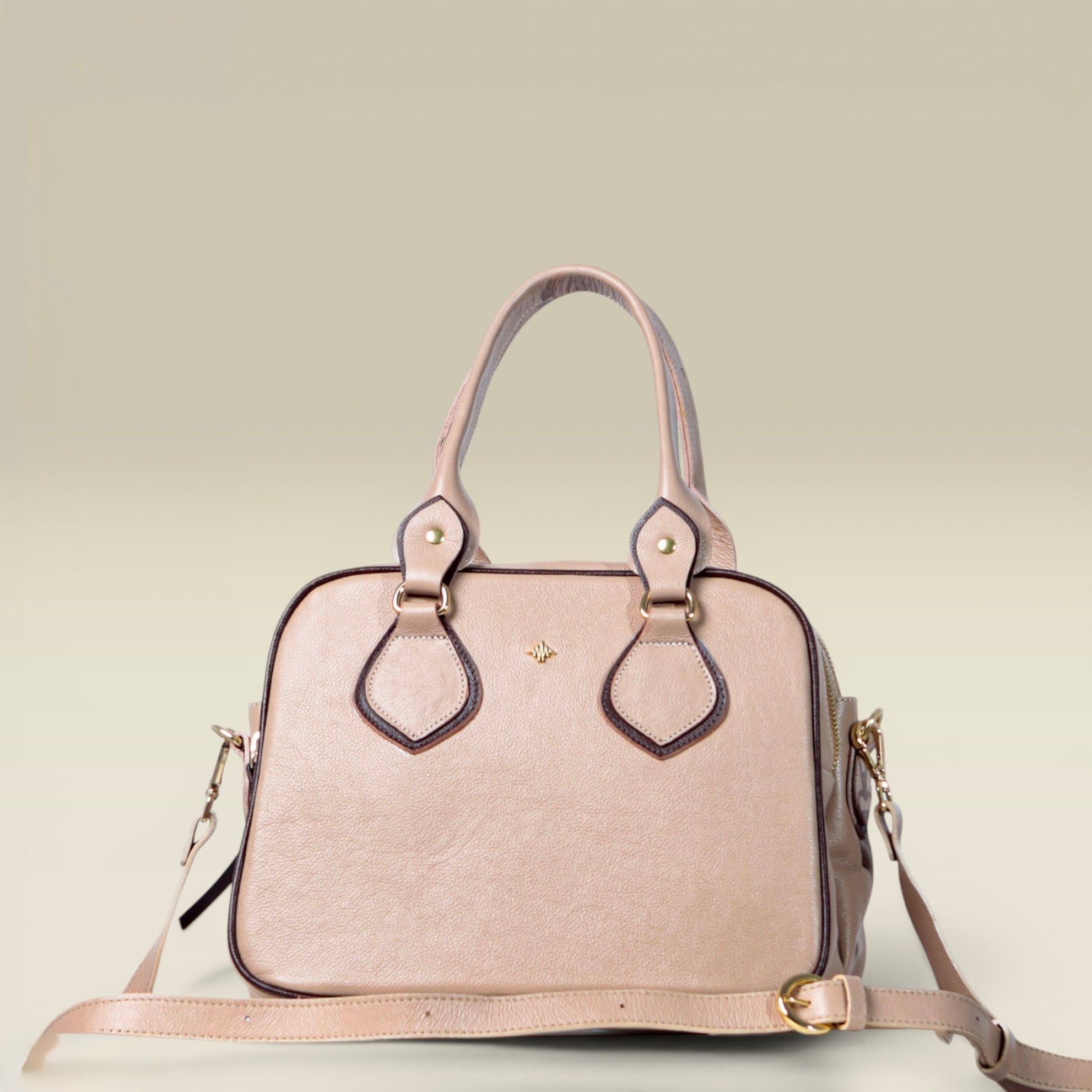 Bolsa Carmem -  Nude & Café