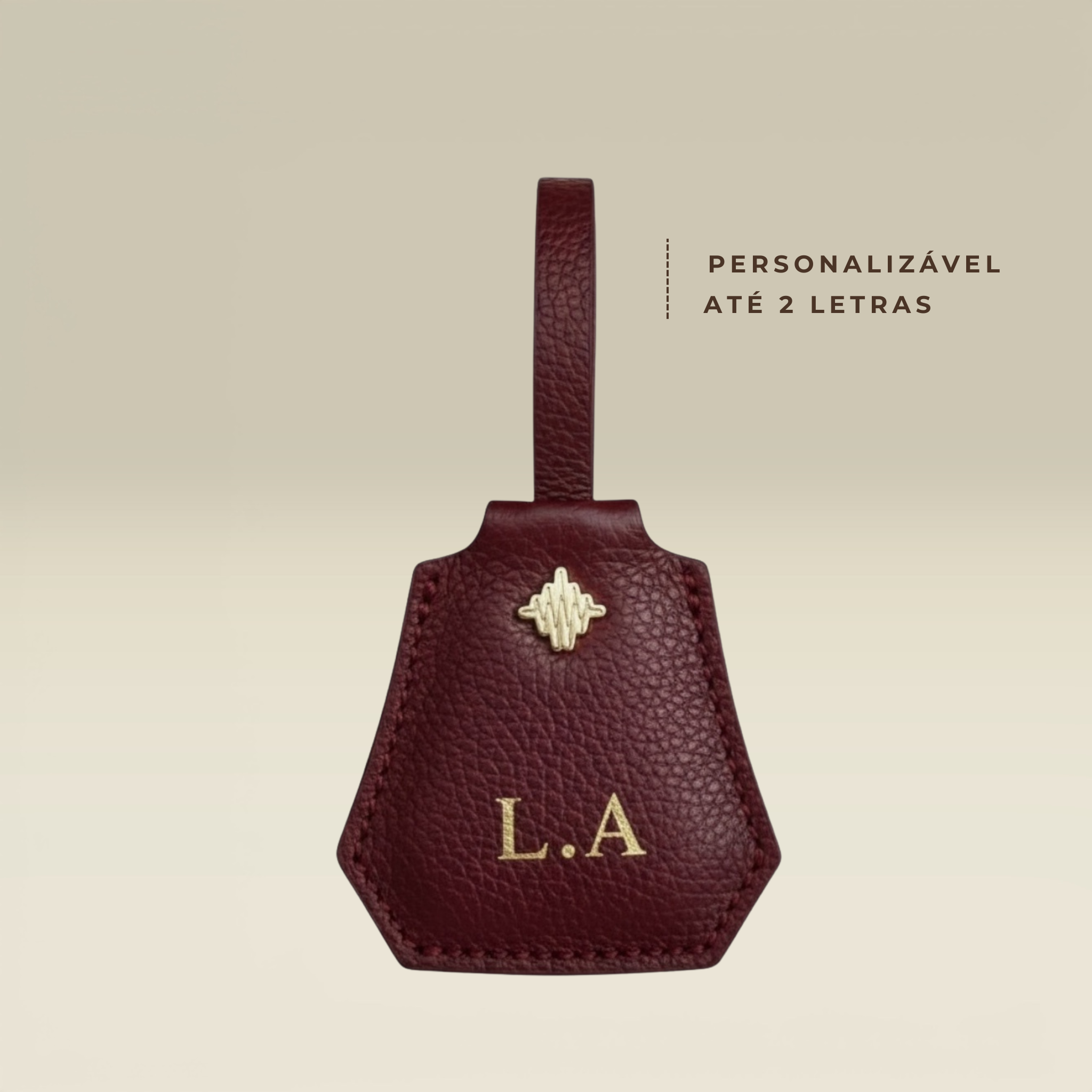 Tag Personalizável - Vermelho Carmim