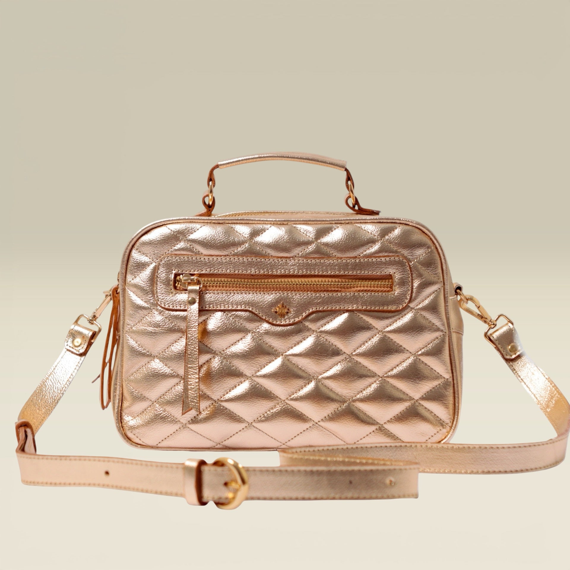 Bolsa Sara G -  Dourada