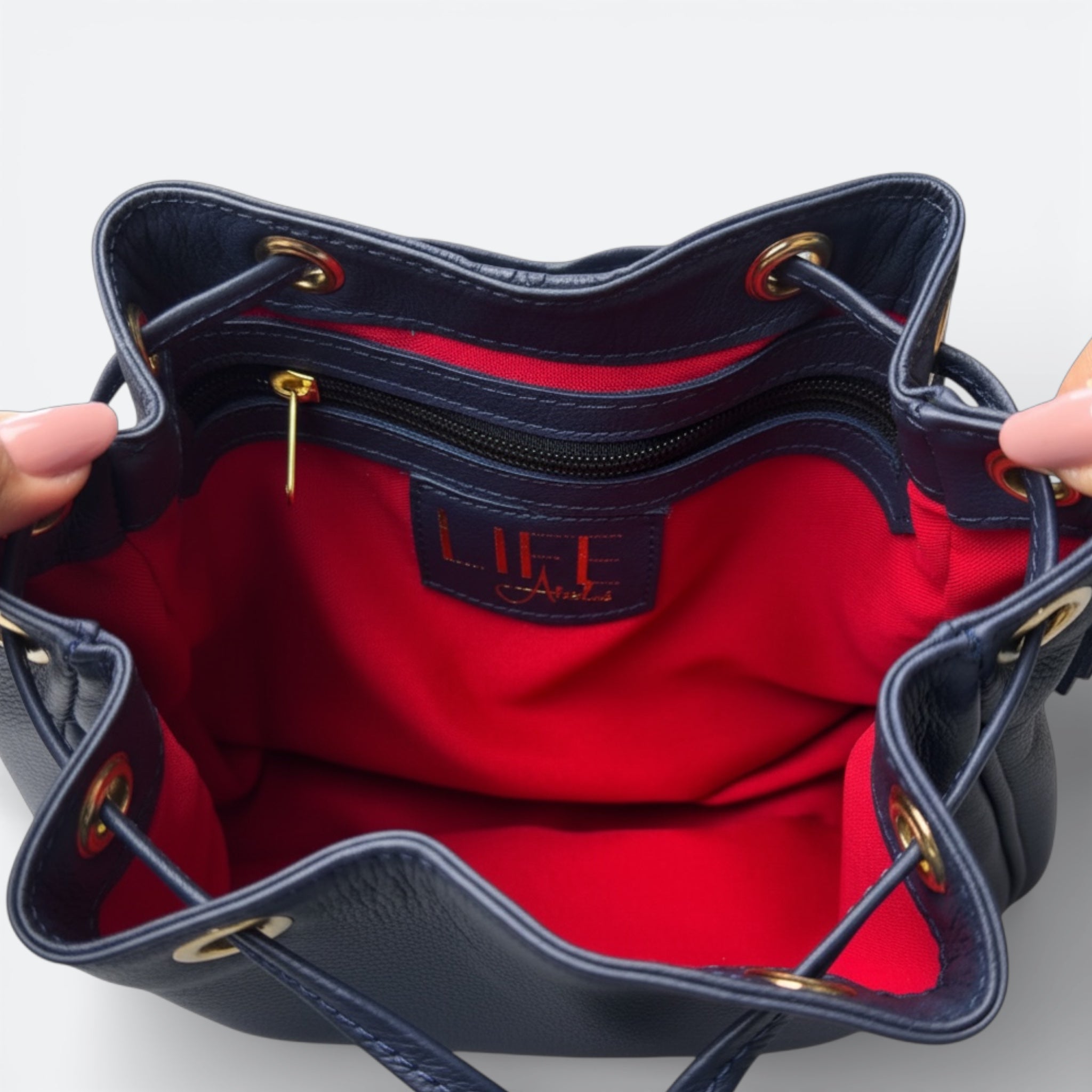 Bolsa Clara - Azul Marinho
