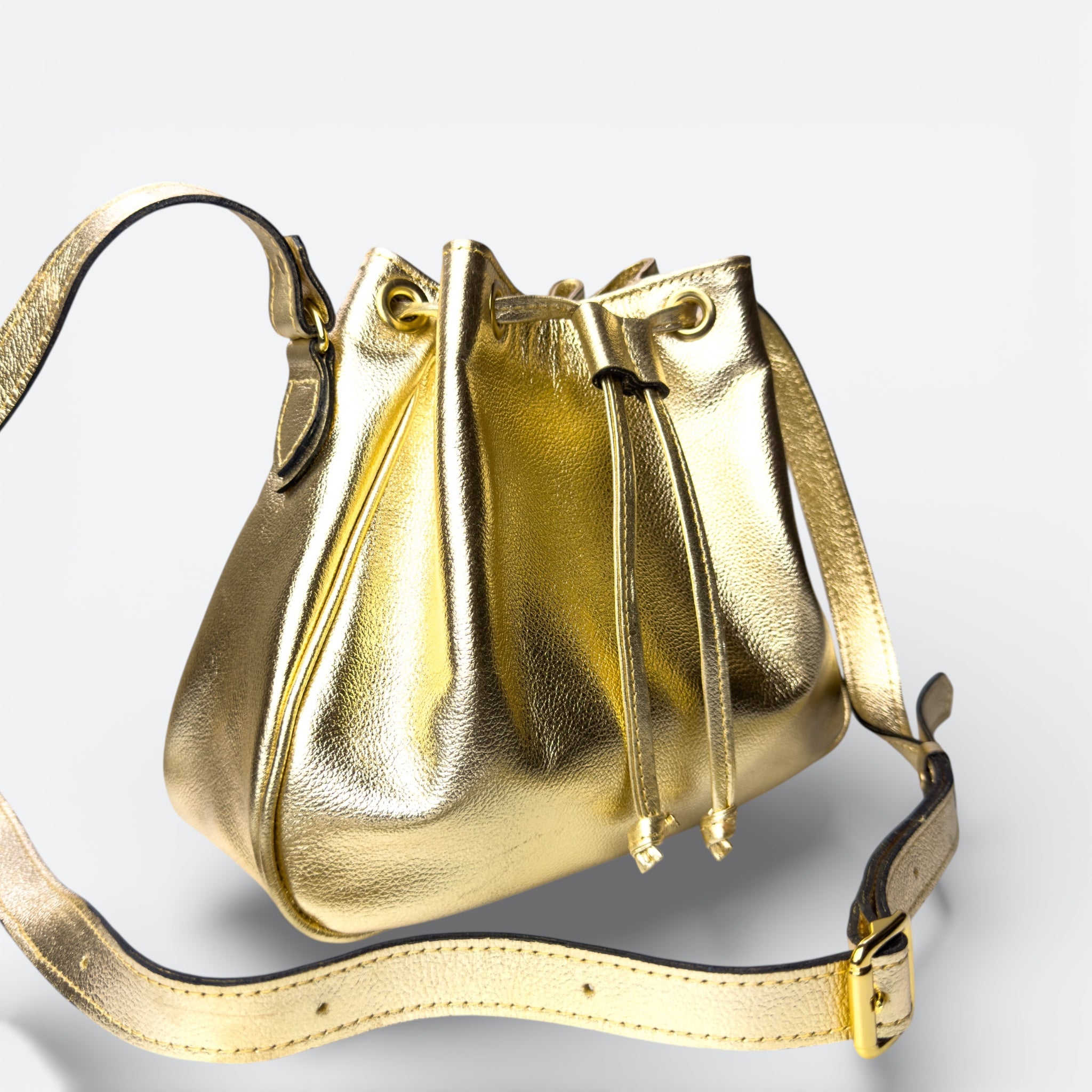 Bolsa Clara - Dourado