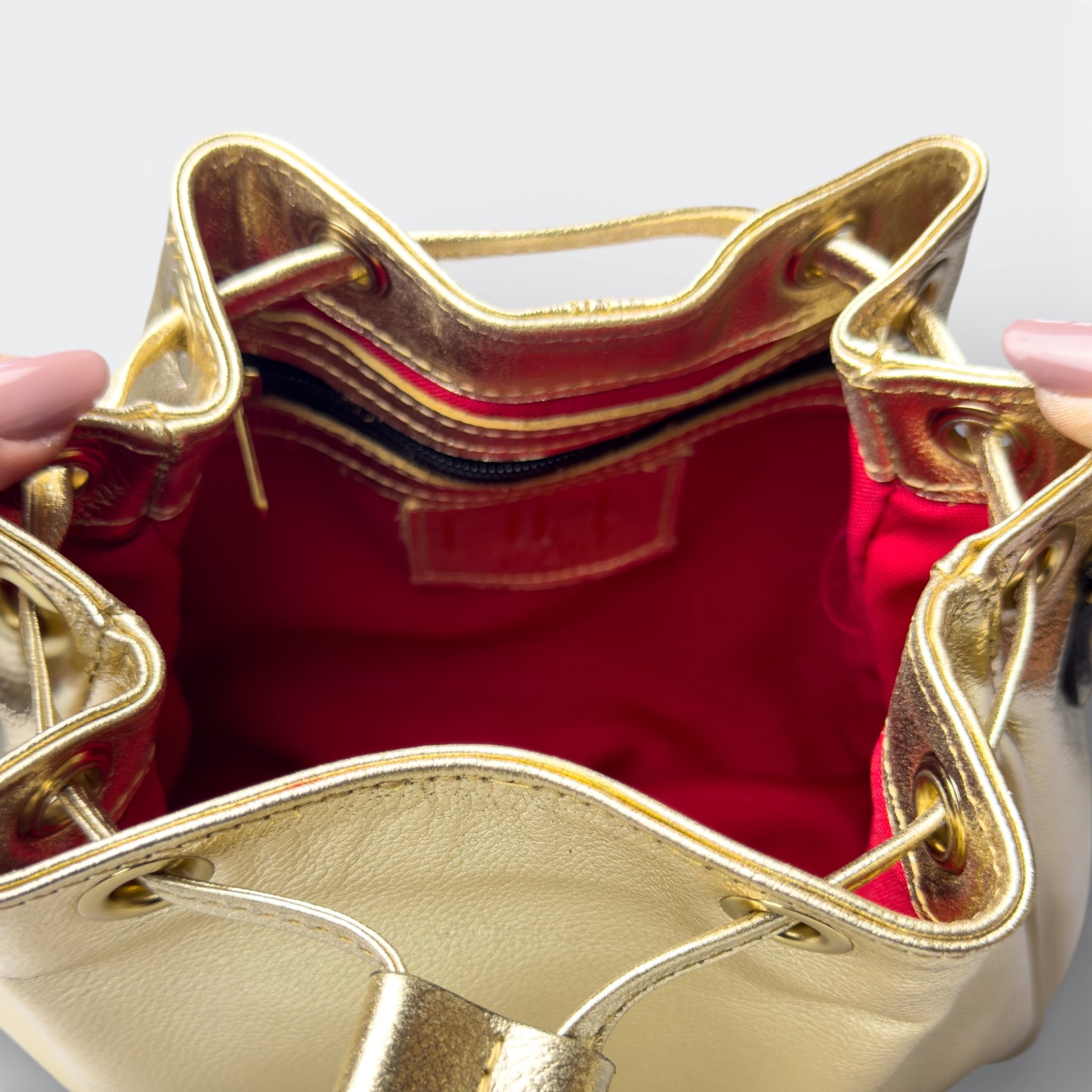 Bolsa Clara - Dourado