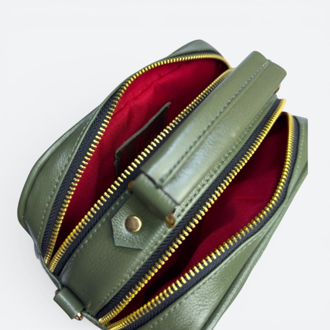 Bolsa Sara P - Verde Militar