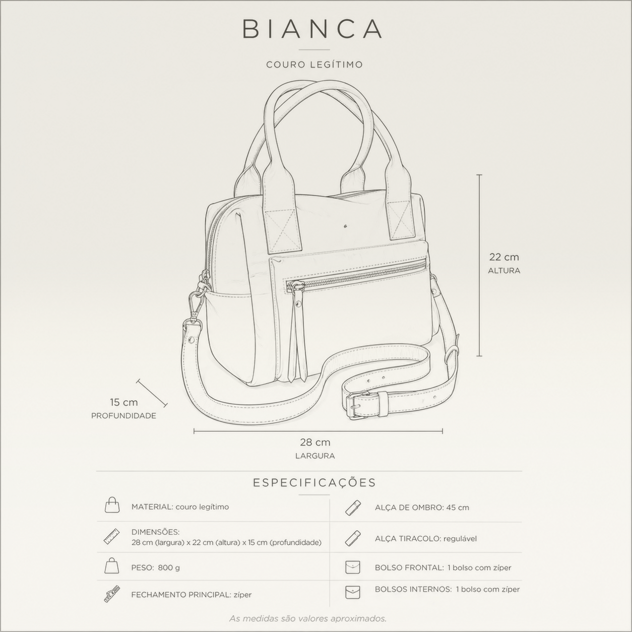 Bolsa Bianca - Café